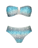 Snake gold - Bikini fascia imbottita