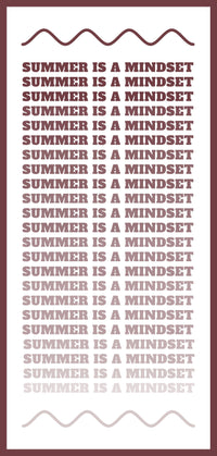 Telo Mare microfibra - Summer is a mindset