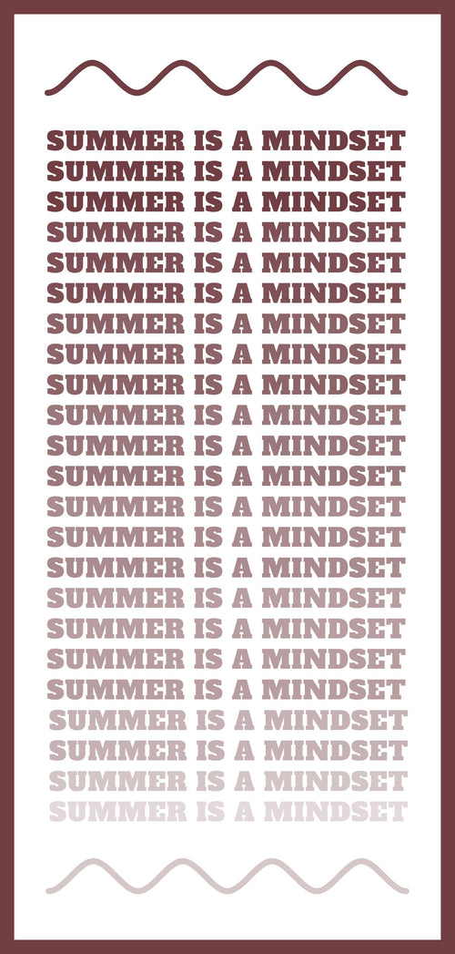 Telo Mare microfibra - Summer is a mindset