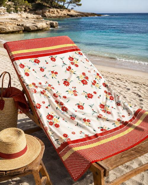 Telo mare - Primavera Romantica Rosso
