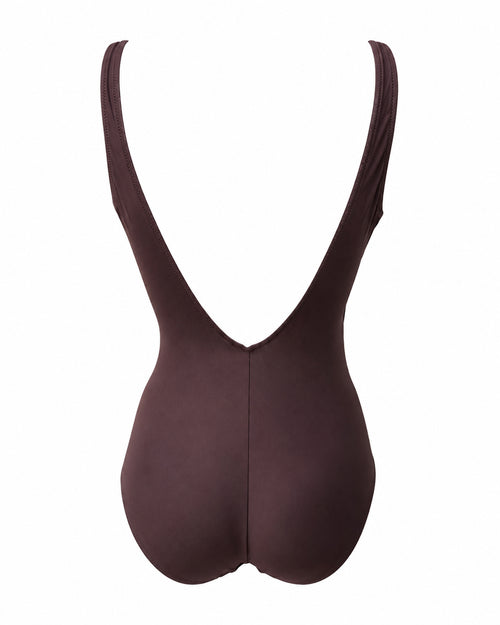 Costume intero Shape - Cioccolato