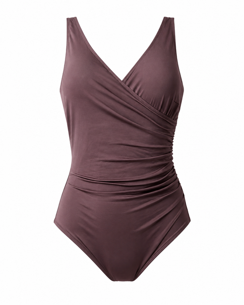 Costume intero Shape - Cioccolato