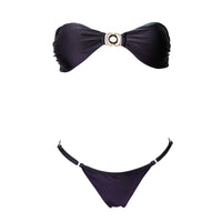 Black Satin Bikini