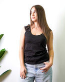 Maglia con maniche in pizzo Oliva