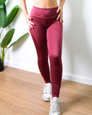 Leggings Shine Burgundy