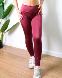 Leggings Shine Burgundy