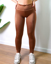 Leggings Shine Caramel