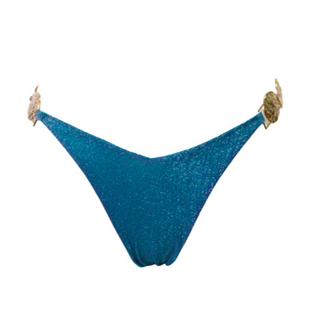 Triangolino Lurex Petrolio