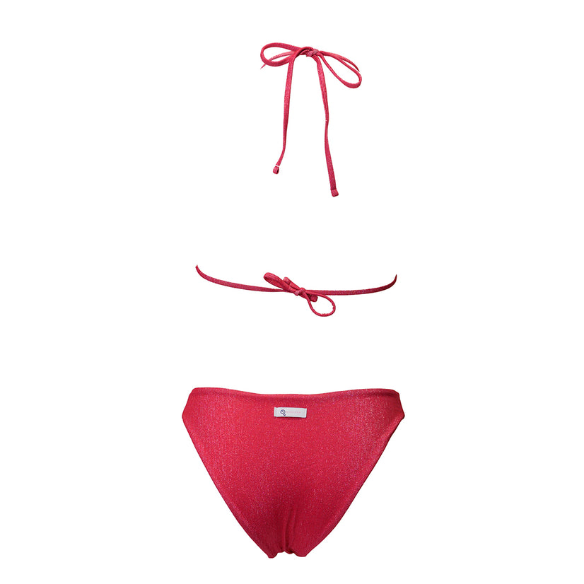 Triangolino Lurex Fuxia