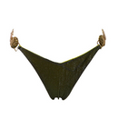 Triangolino Lurex Verde Bosco