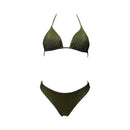 Triangolino Lurex Verde Bosco