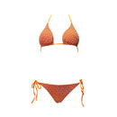 Bikini Triangolino Crochet Arancio