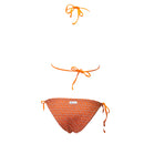 Bikini Triangolino Crochet Arancio