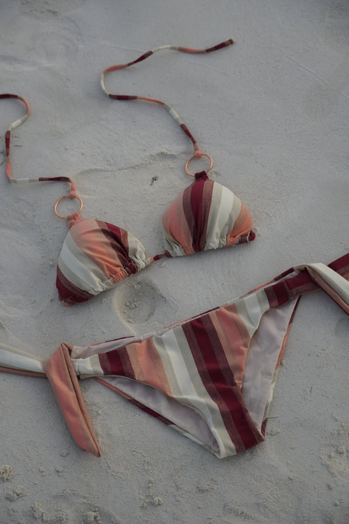Slip Fiocco Lurex Righe