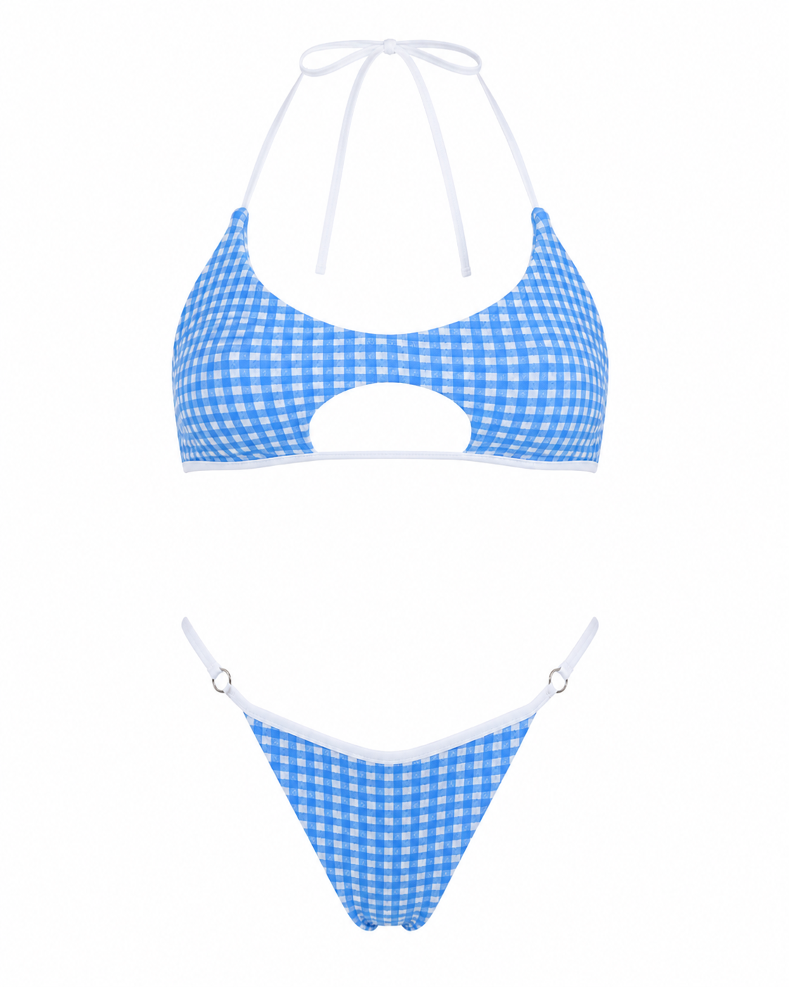Teti Set Vichy - Brassiere celeste