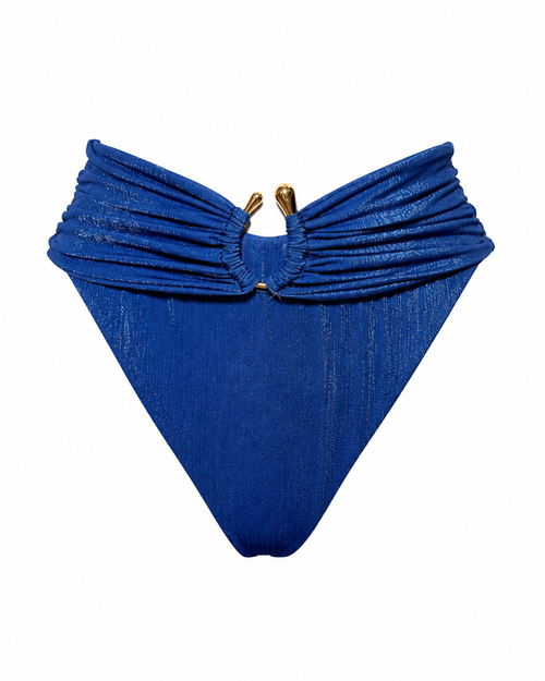 Nerea Lurex Blu - Slip Alto