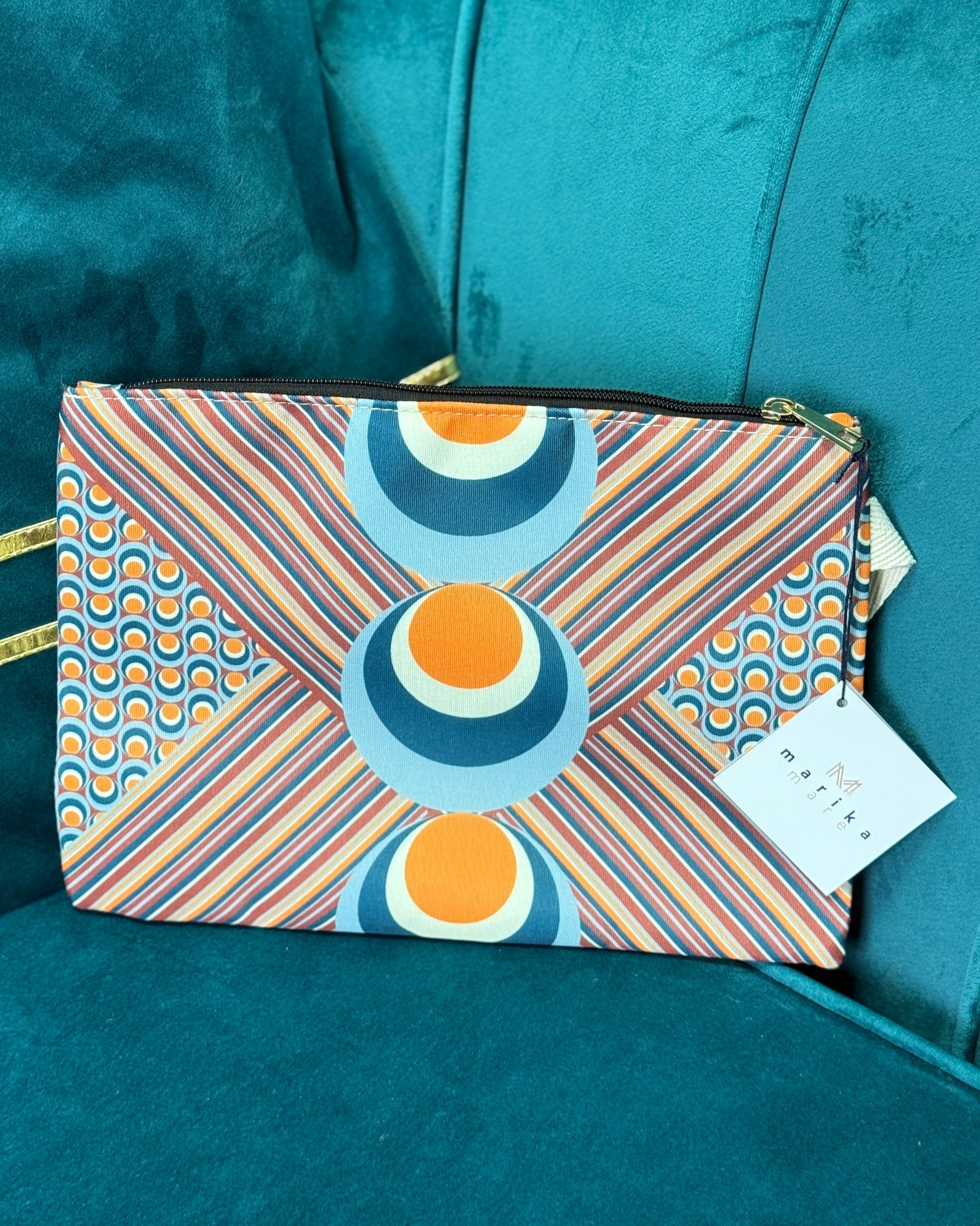 B 02 Pochette Mare Pois blu