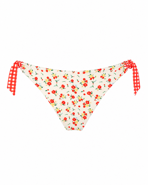 Primavera Romantica Rosso- Slip Fiocco