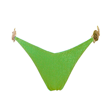 Triangolino Lurex Verde Lime