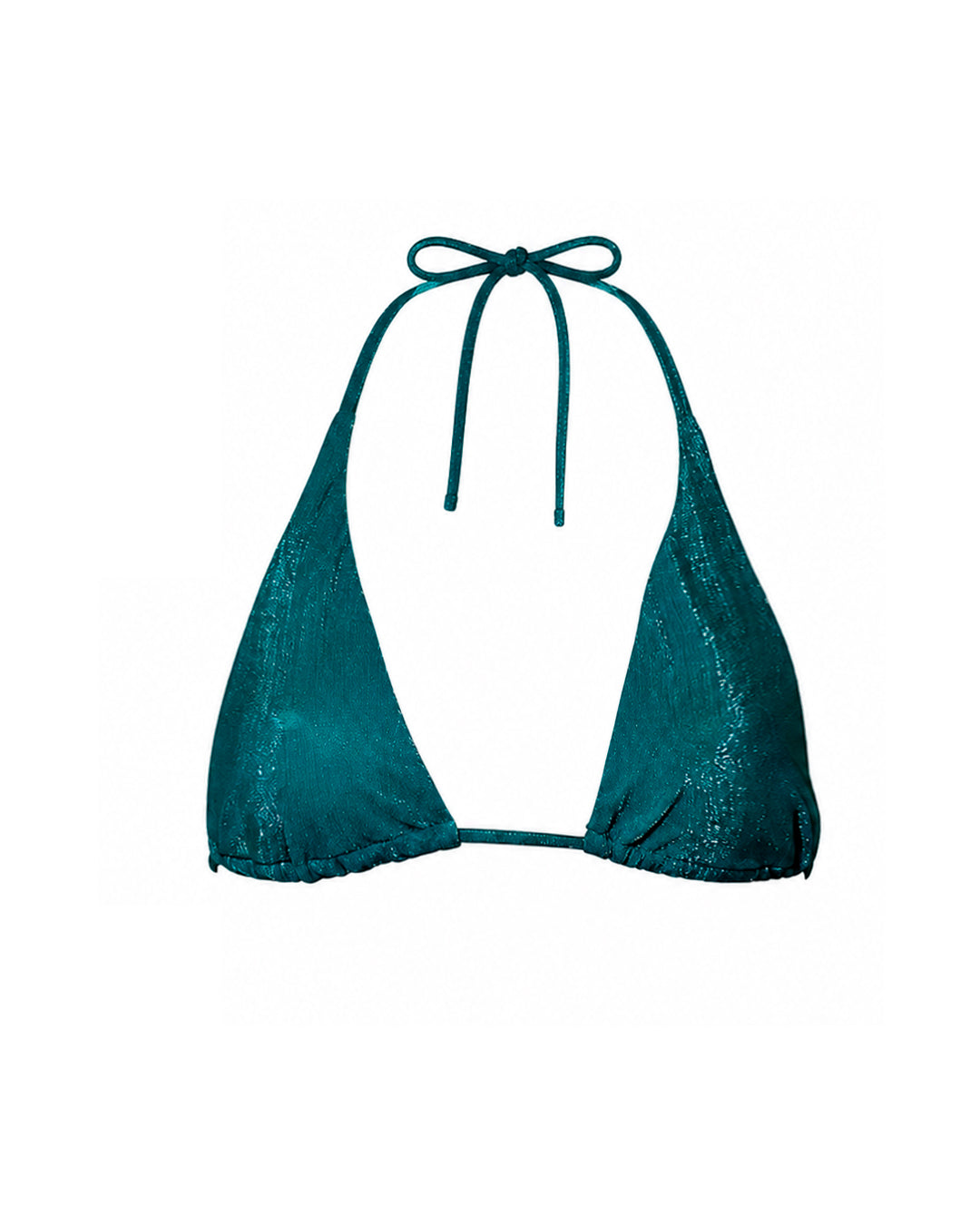 Nerea Lurex Petrolio - Triangolone