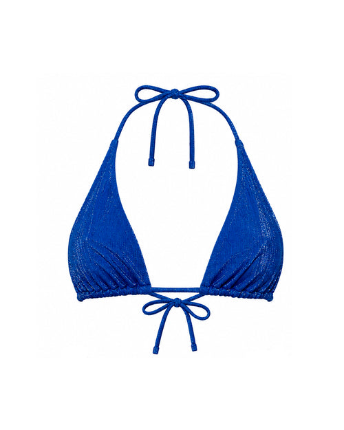 Nerea Lurex Blu - Triangolone